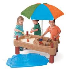 Amazon Com Step2 Play Up Adjustable Sand Water Table Toys Games Sand And Water Table Water Table Water Table Toy
