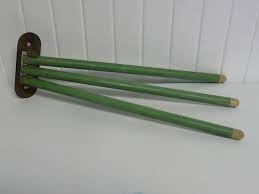 Maybe you would like to learn more about one of these? 1940s Wooden Swing Arm Three Arm Towel Rack Tea Towel Holder Jadite Green Vintage Travel Trailer K Primitive Bathrooms Kitchen Towel Holder Wooden Swings