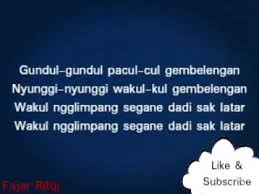 Gundul Gundul Pacul Hip Hop Lirik Youtube