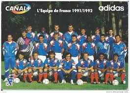 Célébrons la france qui perd. Soccer Football L Equipe De France 1991 1992