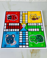 JUEGO DE LUDO A CARTULINA