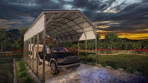 Carport roofs are generally a flat surface, so when building a carport you need to ensure that the grade of the roof isn't completely flat; Prepping Your Carport Blog Millennium Buildings