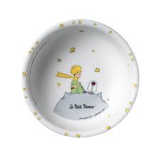 The little prince rose & heart keychain. Bowl The Little Prince And The Rose