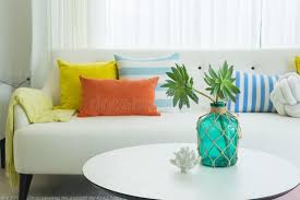 Ini moni decorative cover for couch throw pillow, yellow woven pillowcase for sofa lumbar cushion, (pack of 2). Modern Design Of Living Room With Yellow Blue And Orange Pillow On Sofa Stock Photo Image Of Indoor House 157833064