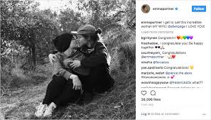 The juno star secretly the pictures showed the couple's new wedding bands, a still of them cuddling, and a portrait of portner Ellen Page And Dancer Emma Portner Are Married