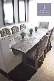 Get free shipping on qualified seats 8 dining room sets or buy online pick up in store today in the furniture department. 8 Person Dining Table Rustic Farmhouse Style Dining Room Farmhouse Dining Room Dining Room Decor