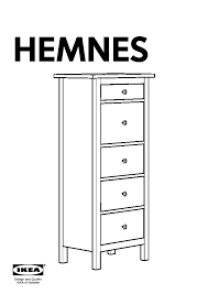 That's why a safety fitting is included so that you can attach the chest of drawers to the wall. Hemnes Chest Of 5 Drawers White Stain Ikeapedia