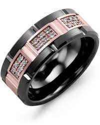 Men S Brushed Grooved Diamond Wedding Band Mens Wedding Rings Diamond Wedding Bands Sapphire Engagement Ring Blue