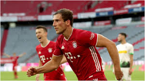 Leon goretzka with pointed goal celebration right in front of hungarian supporters for a while this evening, it looked a lot like it was going to be a catastrophic night for german football. Bayern Munich 2 1 Borussia Monchengladbach Goretzka Winner Brings Title Closer