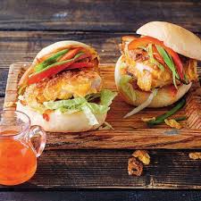Crispy Chicken Burger Rezept Rezepte Lecker Burger Fleisch Gerichte
