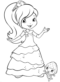 Plum Pudding And Berrykin Coloring Page Strawberry Shortcake Coloring Pages Cartoon Coloring Pages Coloring Books