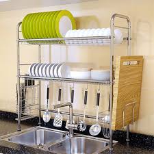 Over cabinet kitchen storage holder. Cookware Dining Bar Kitchen Dish Cup Drying Rack Drainer Dryer Drip Tray Cutlery Holder Organizer Uk Home Furniture Diy Sheengenie Com