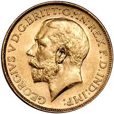 british sovereign george 1911 1932 gold spot price