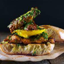 Mango Smoked Chorizo Sandwich With Blackened Chicken And Chimichurri Recipe On Food52
