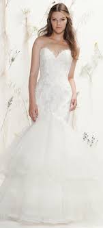 Elegant Sweetheart Beaded Floral Lace Mermaid Gown With Tiers Of Horsehair Edged T Wedding Gowns Lace Lace Mermaid Wedding Dress Wedding Dresses Romantic