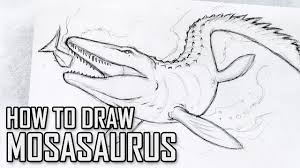 How To Draw Mosasaurus From Jurassic World Tutorial Tuesday Youtube #monstrous sea creature #hideyoshi #mosasaurus #giant #sea monsters #storms #fantasy art #digital art. how to draw mosasaurus from jurassic world tutorial tuesday