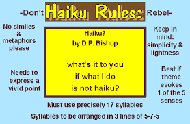 Haiku Rules Haiku Rules Haiku Writing Poetry