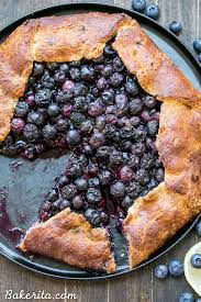 A delicious pie that is homemade and filled with a sweet and refreshing strawberry, blackberry, and blueberry filling. Gluten Free Blueberry Galette Bakerita