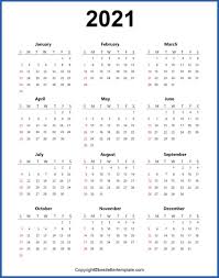 2021 calendar with week numbers excel full encouraged in order to the website in 2020 2021 calendar with week numbers. Printable Yearly 2021 Calendar Template In Pdf Word Excel