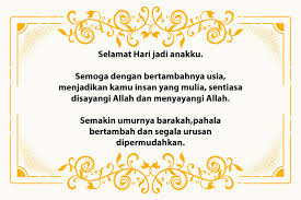 Usaha yang cocok lahir hari rabu. Ucapan Hari Lahir