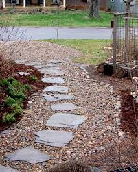 Pin By Jamie Barbiere On For The Home Stone Walkway Diy Garden Path Outdoor Walkway