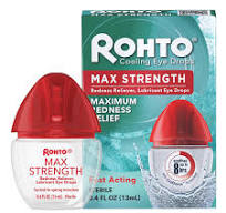 Rohto Max Strength Redness Reliever, Lubricant Eye Drops, Fast, Cooling  Relief for Red, Dry, Itchy Eyes, Redness and Dryness Symptom Relief,  Soothing ...