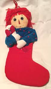 Sugar babies christmas candy a perfect stocking stuffer. Raggedy Ann With Candy Cane Plush Christmas Stocking
