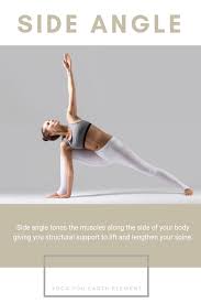 Side Angle Is A Great Yoga Pose For The Earth Element Click On The Picture To Find More Poses Workout For Beginners Yoga Poses Yoga Benefits