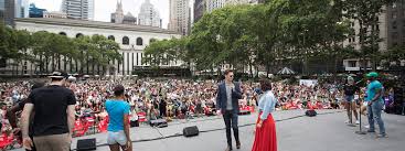 This was recorded from beetlejuice's official. Broadway In Bryant Park Returns This Summer Broadway Direct