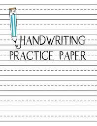 Some of the worksheets displayed are cursive writing guide letters better handwriting for adults wilson writing grid fundations blank writing practice. Handwriting Practice Paper Blank Lined Notebook For Kids From Kindergarten To 3rd Grade Primary Ruled With Dotted Midline Large Composition Book By Lekotteta