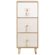 Meuble bois rangement a tiroir. Petit Meuble De Rangement 3 Tiroirs Maisons Du Monde Mobiletto Arredamento Arredamento Bagno