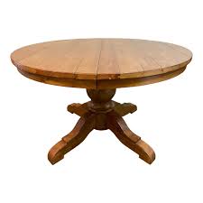 Made with salvaged lumber, this collection's trestle design is inspired by the american arts and crafts movement. Pottery Barn Sumner Dining Table Design Plus Gallery