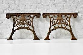 Cast Iron Bench Ends Antique Garden Furniture Legs French Etsy Cast Iron Bench Iron Bench Rustic Garden Furniture