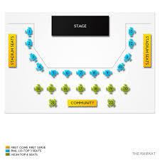 the ramkat 2019 seating chart