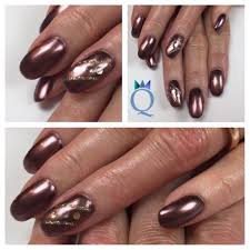 Gelnagel Braun Braun Werden Nagelstudio Kurze Nagel