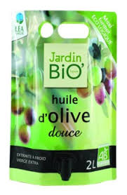 Jardin Bio Conditionne L Huile D Olive En Sachet Souple Les Produits Lineaires