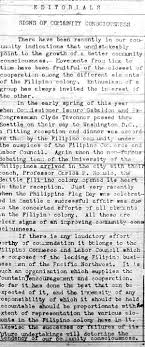 On 1863, the spanish government introduced a system of free public education that increased the population's ability to read spanish and thereby furthered the rise of an. The Filipino Forum The Founding Years 1928 1930 Seattle Civil Rights And Labor History Project
