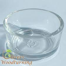 Glass Tea Light Holders Small Glass Candle Holders Olivers Woodturning