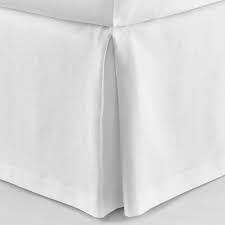 With an elegant 22 drop, this garment dyed skirt can puddle softly on the floor or be tucked to accommodate most bed frame heights. Peacock Alley Rio Textured Linen Bedskirt Savannah Fine Linens