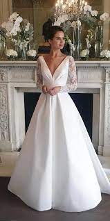 Wedding Dress Zulu Wedding Cheap Wedding Guest Dresses Lace Bridesmaid Wedding Dress Long Sleeve Satin Wedding Gown Long Wedding Dresses