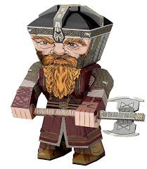 Aber aragorn, gimli und legolas verfolgen, unterstützt von den rohirrim, den bewohnern dieses landes, die orks und töten einen teil. Herr Der Ringe Gimli Metal Earth Onlineshop