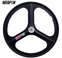 WEAPON Alloy Classical A3 Trispoke Wheel (700c / Rim Brake / Clincher /  Track)