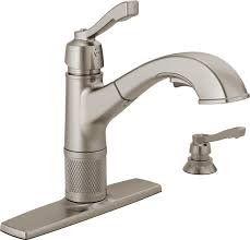 Why buy home depot kitchen faucets? Single Handle Pull Out Kitchen Faucet Recertified 16935 Sssd Dst R Delta Faucet