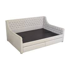 See more ideas about daybed, daybed with trundle, daybed room. 88 Off Restoration Hardware Rh Baby Child Devyn Tufted Storage Daybed Beds