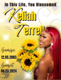 Pray for my Auntie & Family as we lay Keliah Terrell to rest today. We love  and miss you beautiful 🙏🏽