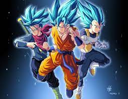 Gohan super saiyan dbz anime. Trunks Goku And Vegeta Ssj Blue Dragon Ball Super Wallpapers Anime Dragon Ball Dragon Ball