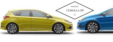 I love toyota's and will. 2017 Toyota Corolla Im Colors And Features