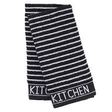 Black And White Dish Towels In Habit Terry Tea Towels Black White 43 X 68 Cm With Images Tea Towels Towel Terry