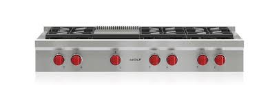 Wolf dual fuel 48 6 burner with griddle range. Wolf Srt486g Lp 48 Sealed Burner Rangetop 6 Burners And Infrared Griddle Srt486g Lp Barry S Appliance