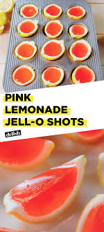 Pink Lemonade Jell O Shots Have Us Dreaming Of Summer Recipe Fruit Drinks Alcohol Jello Shot Recipes Shot Recipes